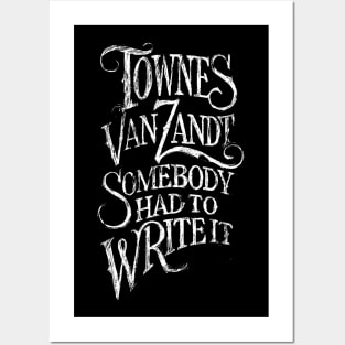 townes van zandt vintage Posters and Art